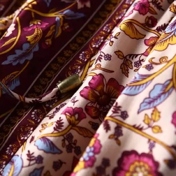 Boho Chic Floral Mini Dress - Picture 8 of 15